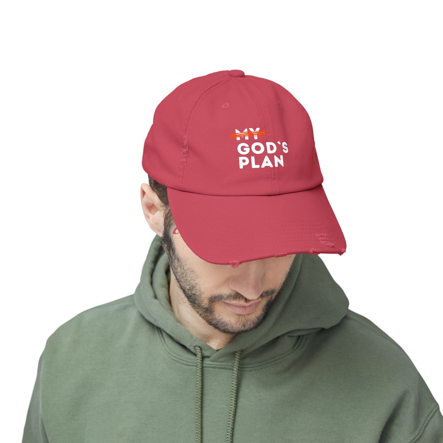 God's Plan Distressed Cap