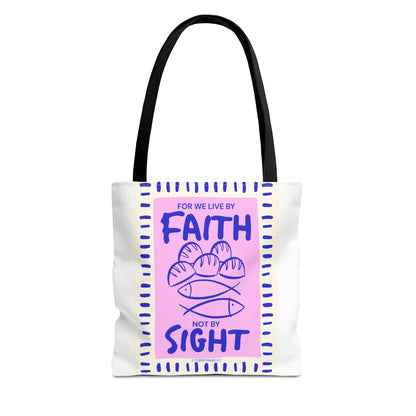 Live By Faith Tote Bag