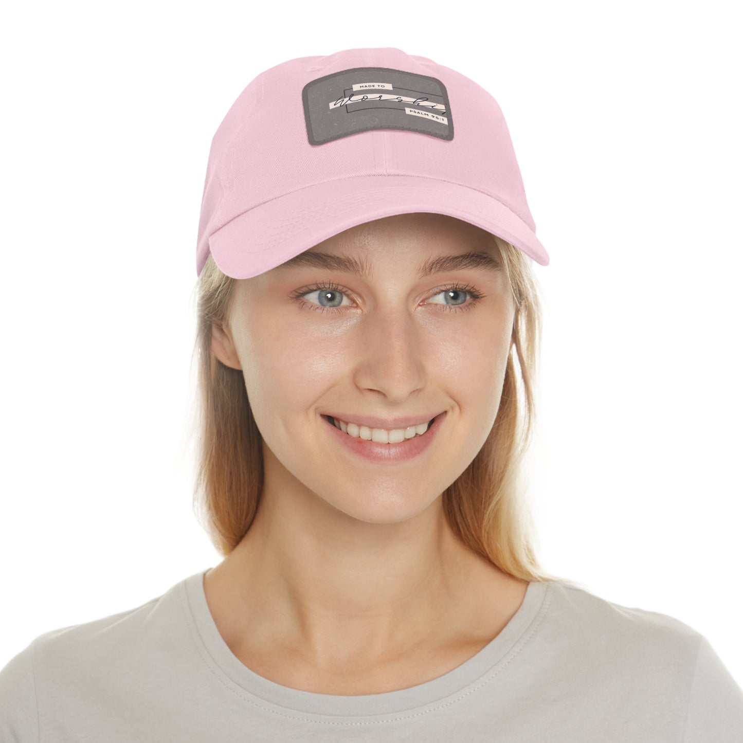 Made To Worship Leather Patch Hat