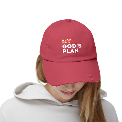 God's Plan Distressed Cap