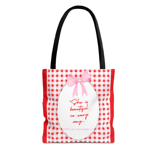 She Is Beautiful Tote Bag