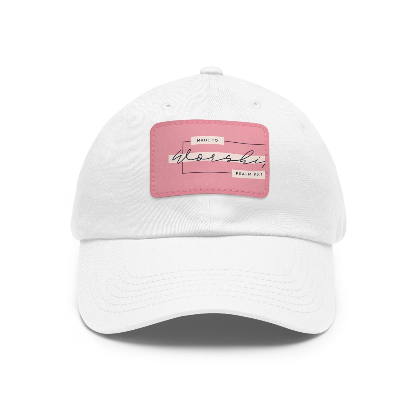 Made To Worship Leather Patch Hat