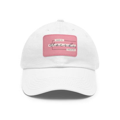 Made To Worship Leather Patch Hat