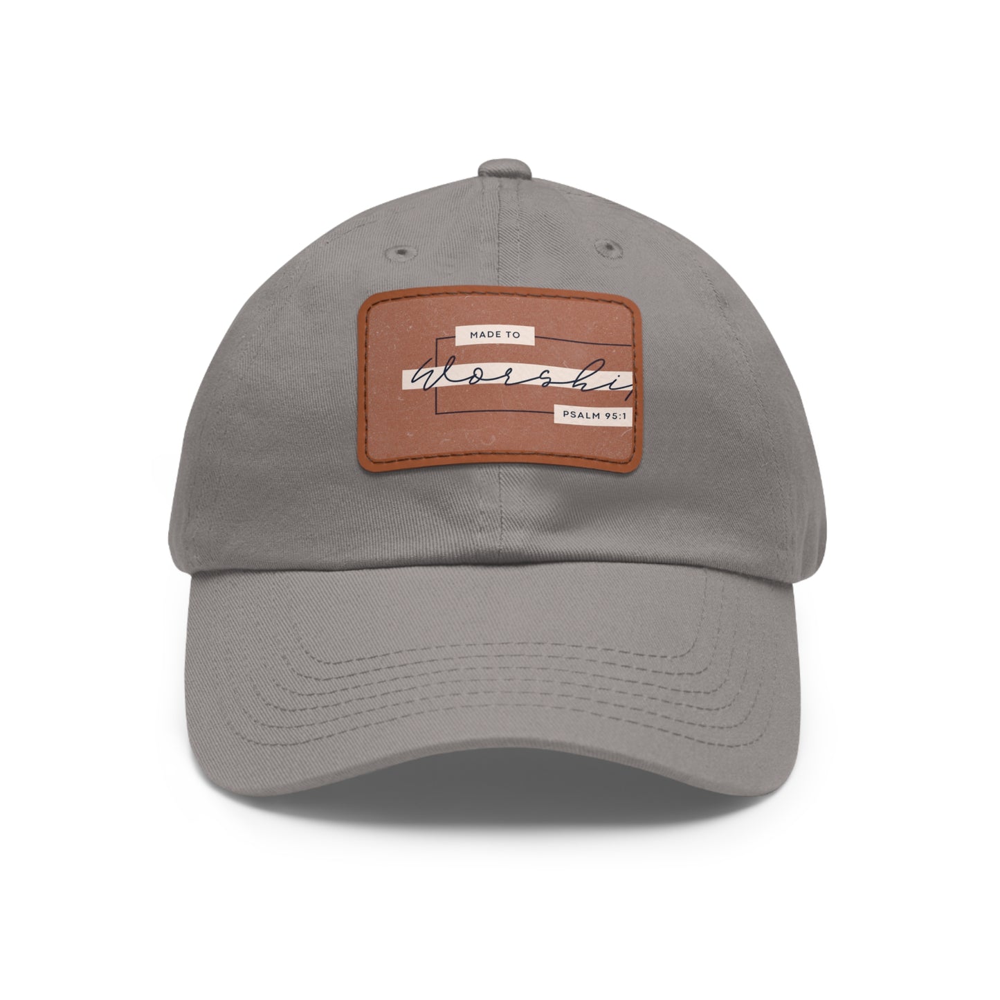 Made To Worship Leather Patch Hat
