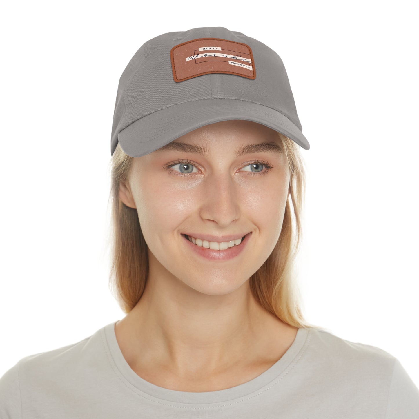 Made To Worship Leather Patch Hat