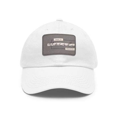 Made To Worship Leather Patch Hat