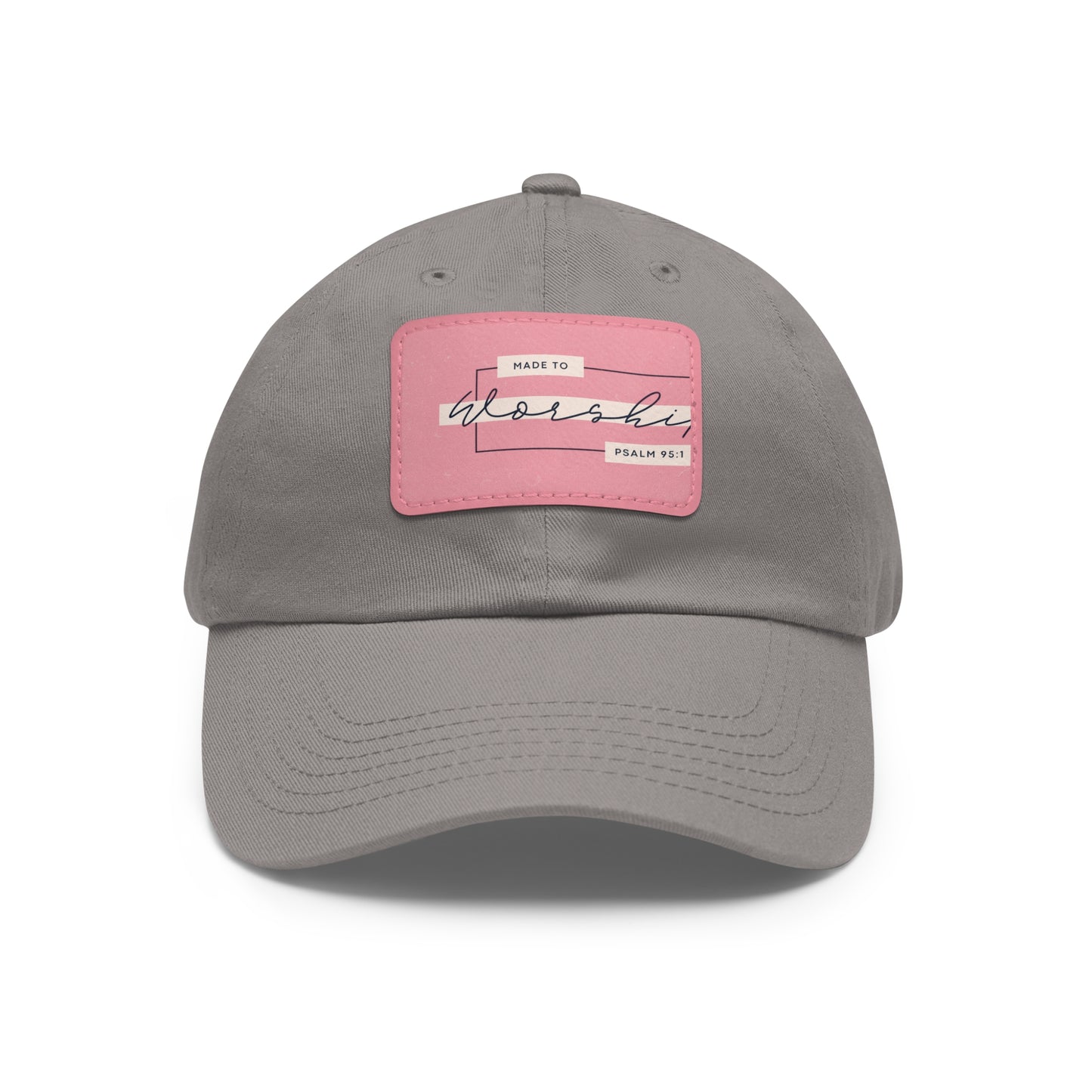 Made To Worship Leather Patch Hat