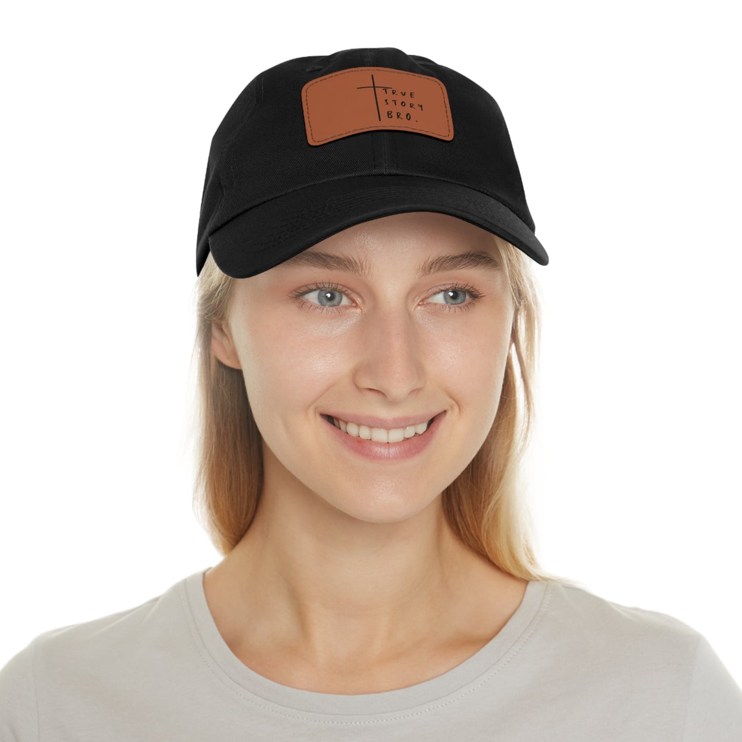 True Story Bro Leather Patch Hat